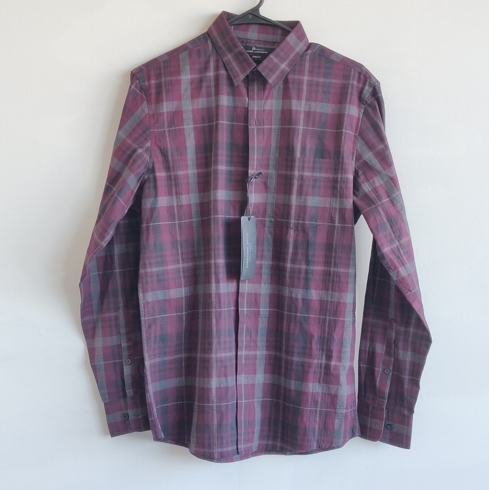 MARK ANTHONY Stretch Slim Fit Shirt